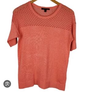 Banana Republic Coral Crew Neck Sweater